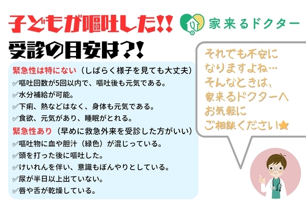 子ども嘔吐