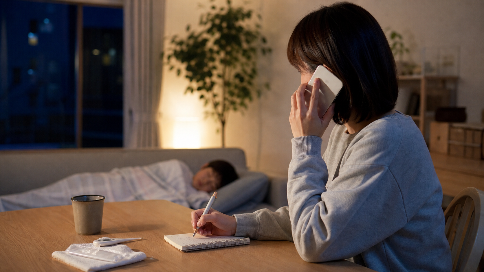電話番号認証を行う様子